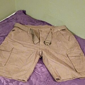 Ring of Fire Men's Khaki Cargo Shorts